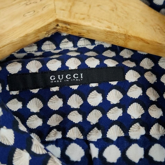 Gucci Men's Button Down Shirt L/XL - Picture 8 of 13